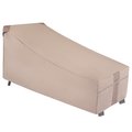 Modern Leisure Monterey Patio Day Chaise Lounge Cover, 66 in. L x 35.5 in. W x 33 in. H, Beige 2909